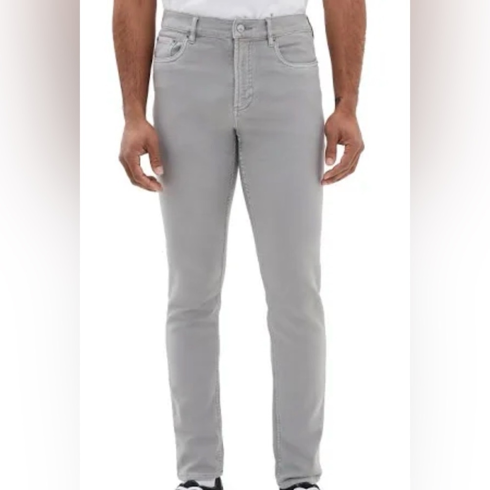 Faherty Mens 30 Men's Light Iron Slate Gray Slim Jeans